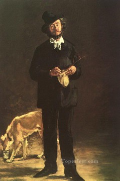 Portrait of Gilbert Marcellin Desboutin Eduard Manet Oil Paintings